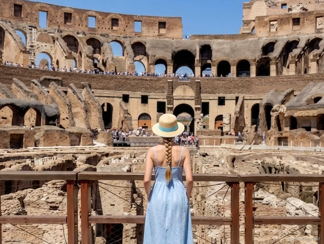 Roman Forum ruins included in the Colosseum timed entry ticket