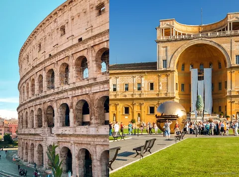 Colosseum og Vatikanmuseerne kombitur, program for en hel dag